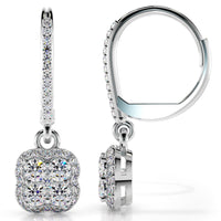 Elara Diamond Earrings - White Gold