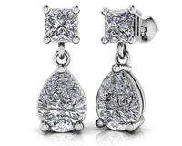 Aria Diamond Earrings - White Gold