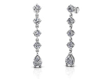 Isla Diamond Earrings - White Gold