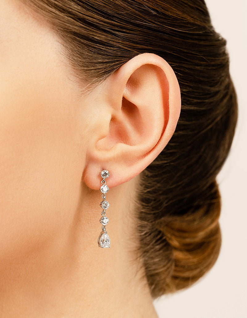 Isla Diamond Earrings - Lifestyle 4