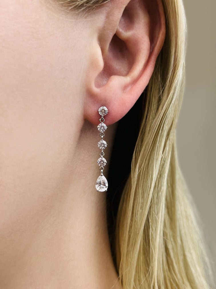 Isla Diamond Earrings - Lifestyle 3