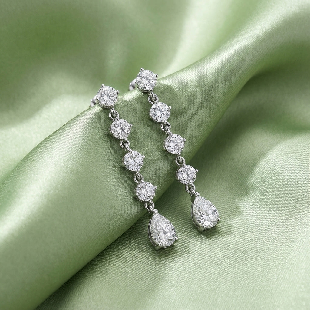 Isla Diamond Earrings - Lifestyle 1