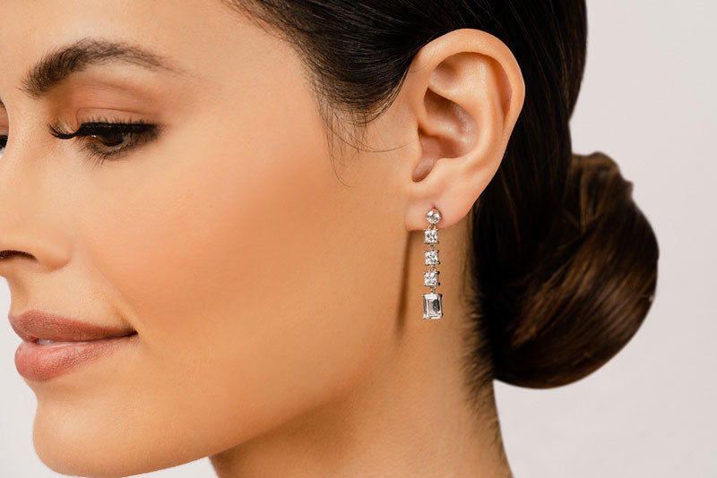 Kaia Diamond Earrings - Lifestyle 1
