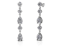 Rhea Diamond Earrings - White Gold