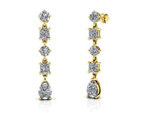 Talia Diamond Earrings - Yellow Gold