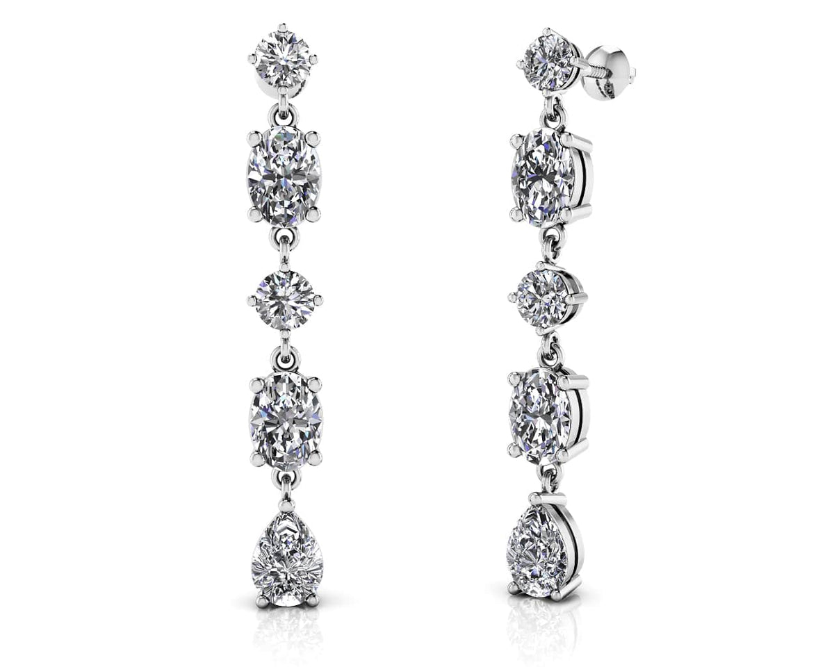 Vera Diamond Earrings - White Gold