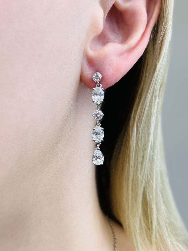 Vera Diamond Earrings - Lifestyle 1