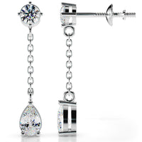 Amara Diamond Earrings - White Gold