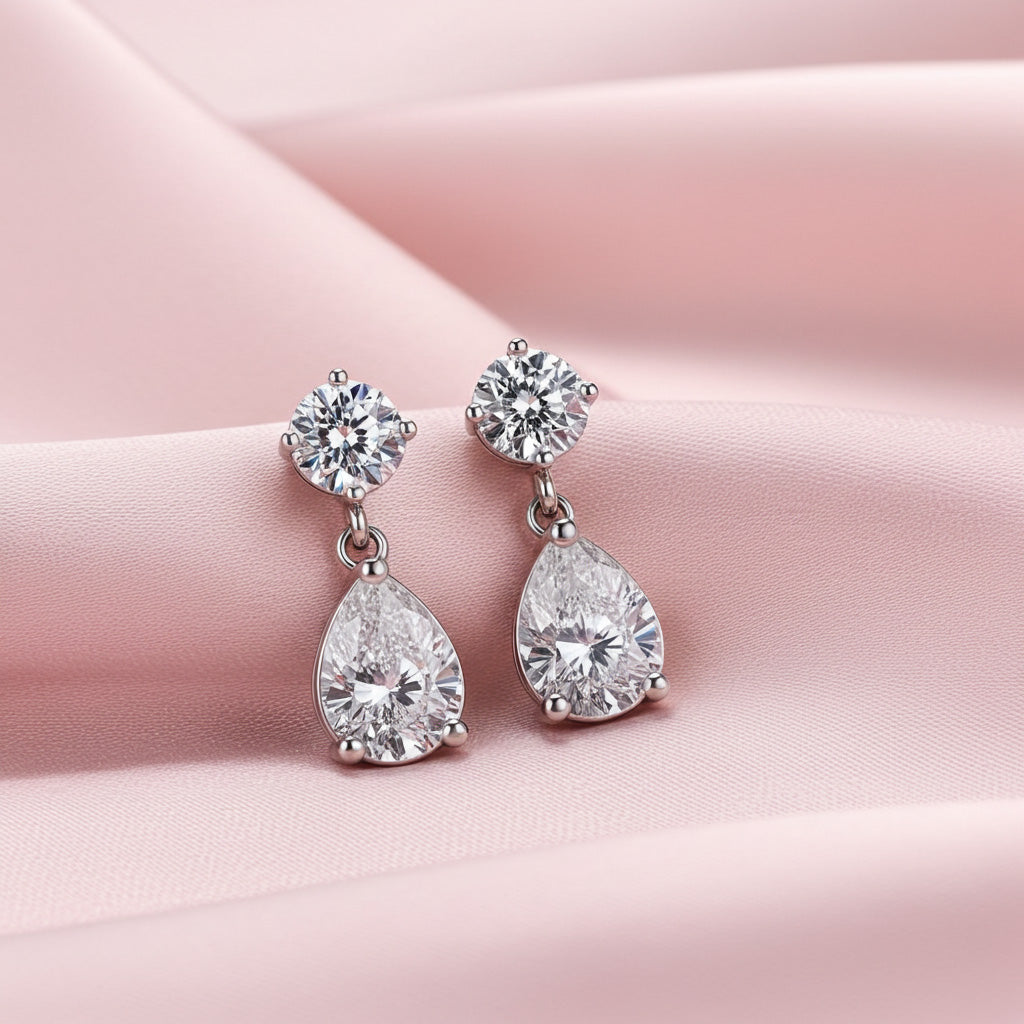 Ava Diamond Earrings - Lifestyle 1