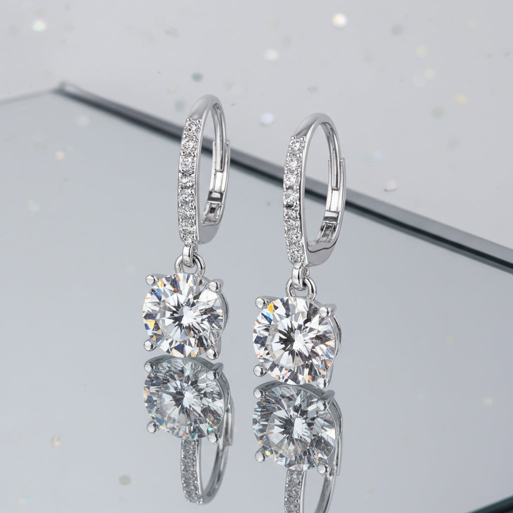 Dahlia Diamond Earrings - Lifestyle 3