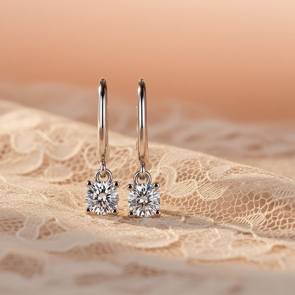 Nova Diamond Earrings - Lifestyle 1
