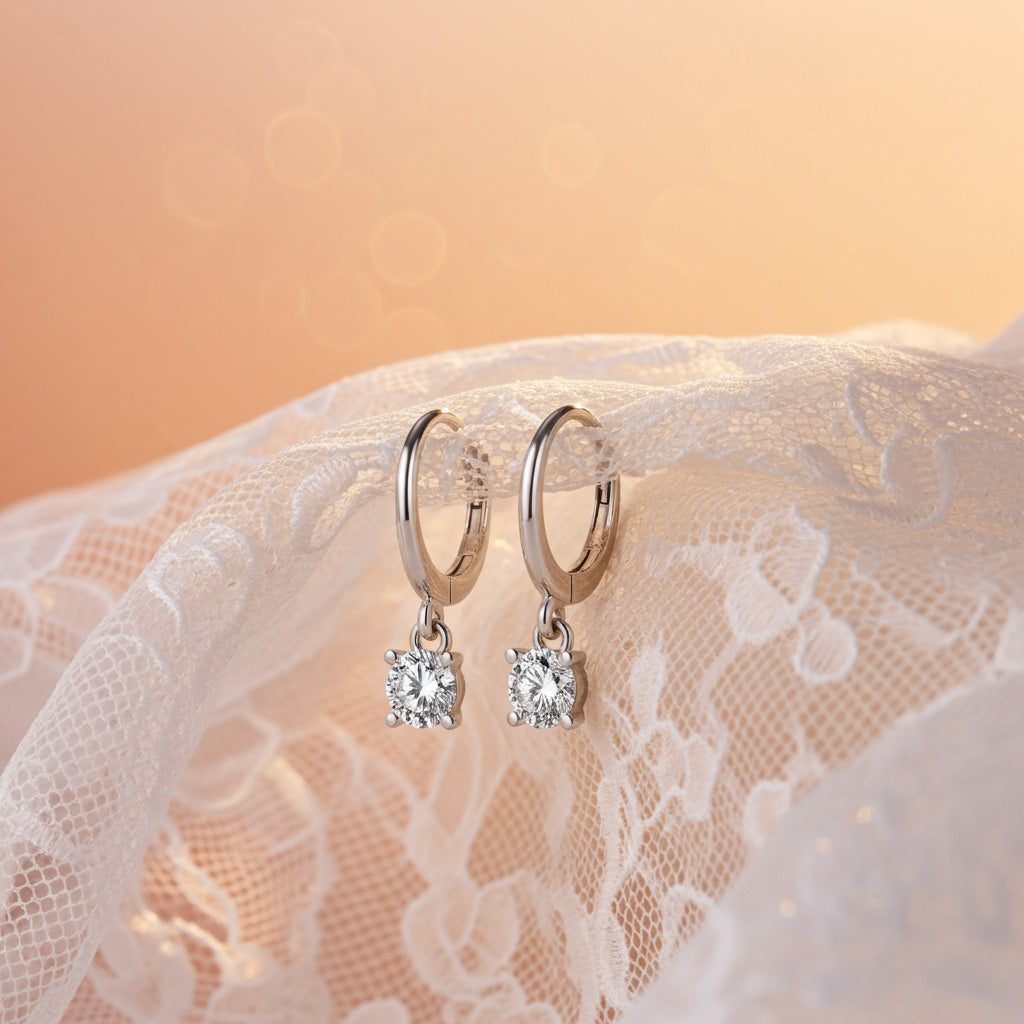 Nova Diamond Earrings - Lifestyle 2