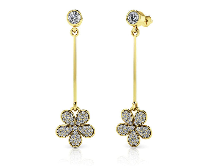 Monroe Earrings - Yellow Gold