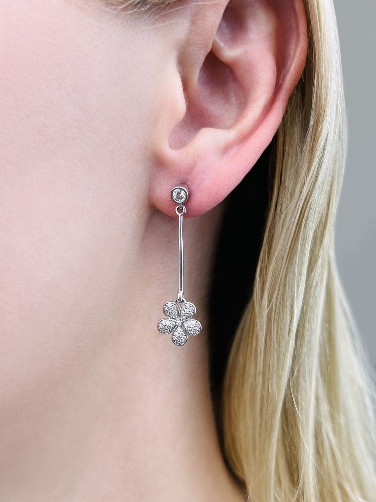 Zara Diamond Earrings - Lifestyle 1