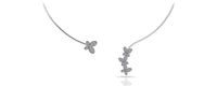 Aria Diamond Necklace - White Gold
