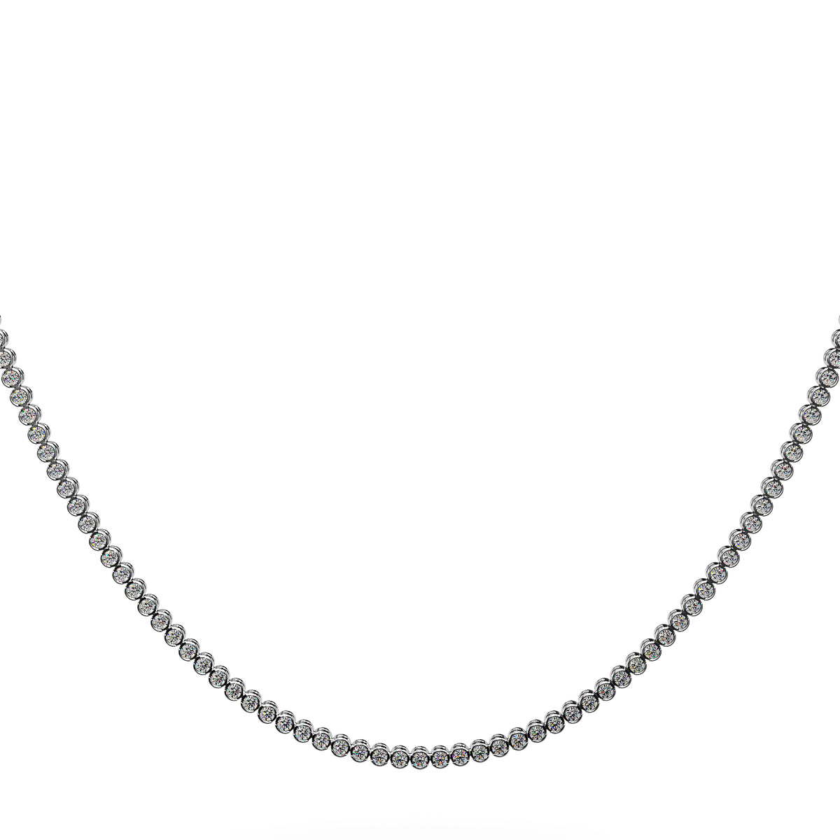 Siena Diamond Necklace - White Gold