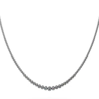 Talia Diamond Necklace - White Gold
