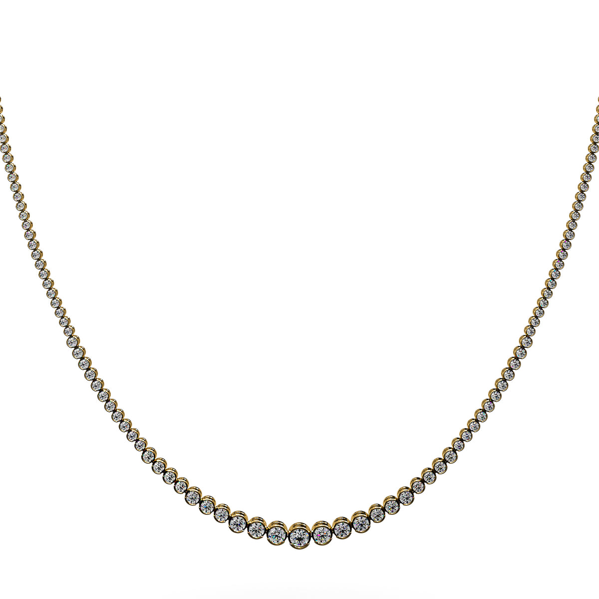 Talia Diamond Necklace - Yellow Gold