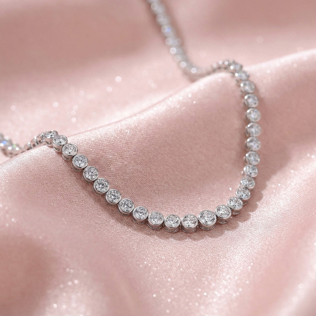 Talia Diamond Necklace - Lifestyle 2