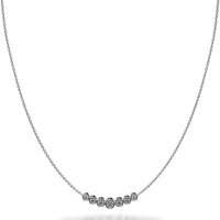 Elara Diamond Necklace - White Gold