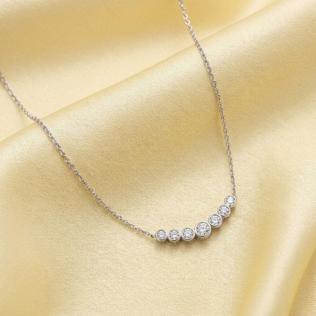 Elara Diamond Necklace - Lifestyle 1