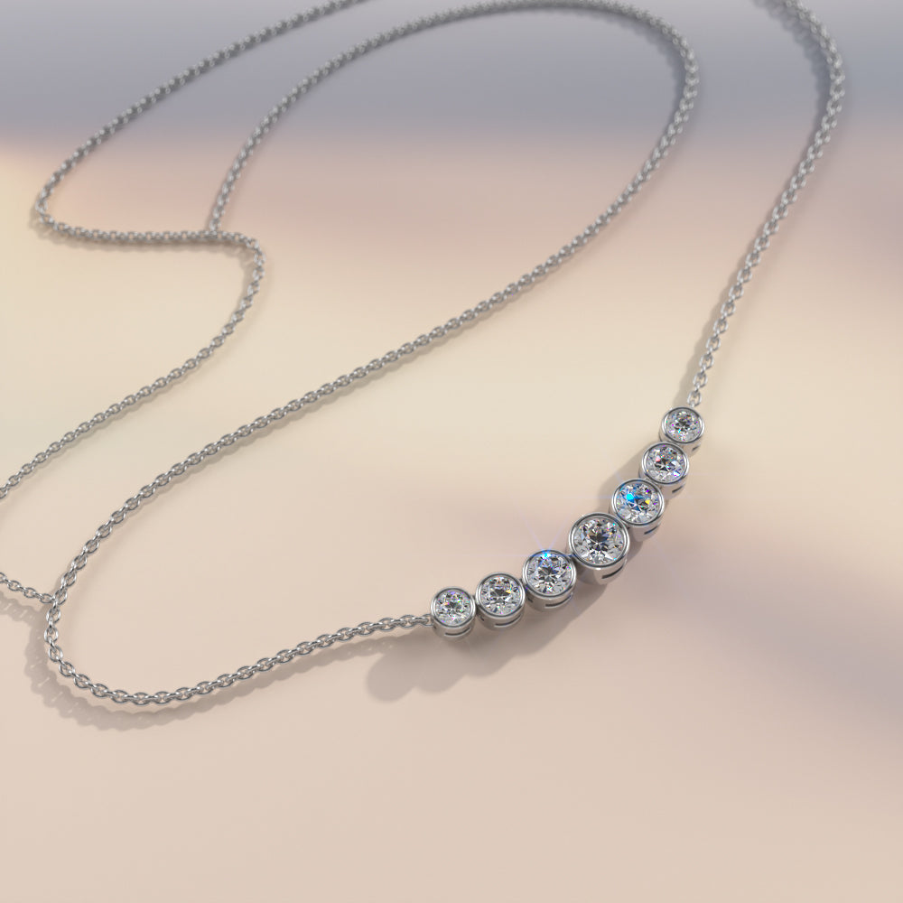 Elara Diamond Necklace - Lifestyle 3