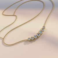 Elara Diamond Necklace - Lifestyle 4