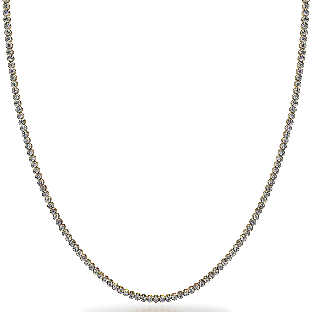 Luna Diamond Necklace - Yellow Gold