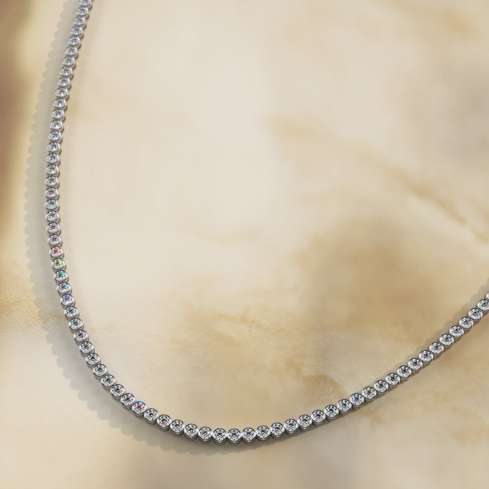 Luna Diamond Necklace - Lifestyle 1