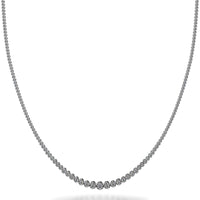 Talia Diamond Necklace - White Gold
