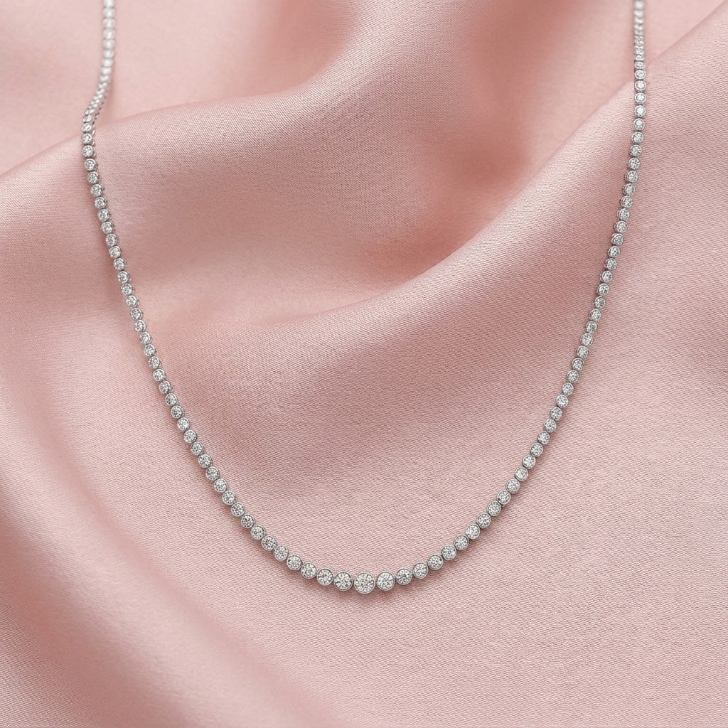 Talia Diamond Necklace - Lifestyle 2