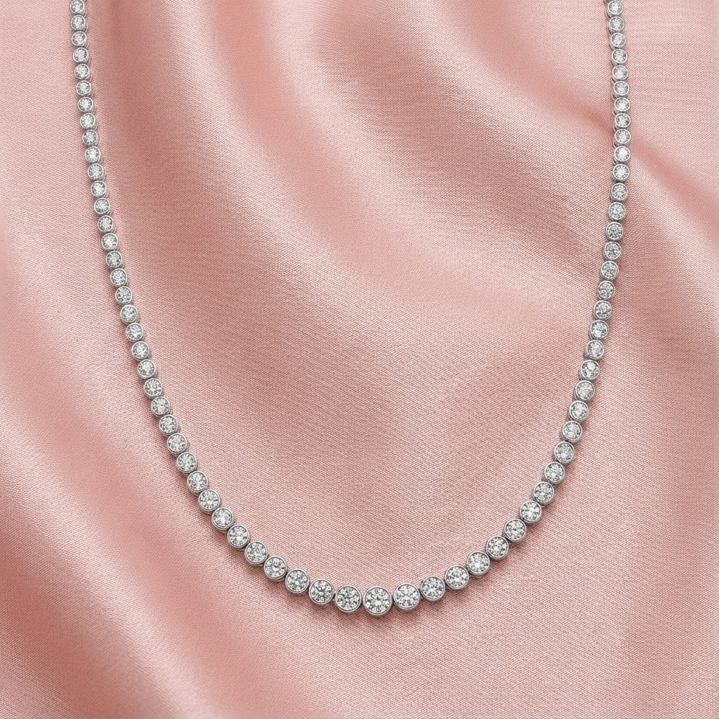 Talia Diamond Necklace - Lifestyle 3