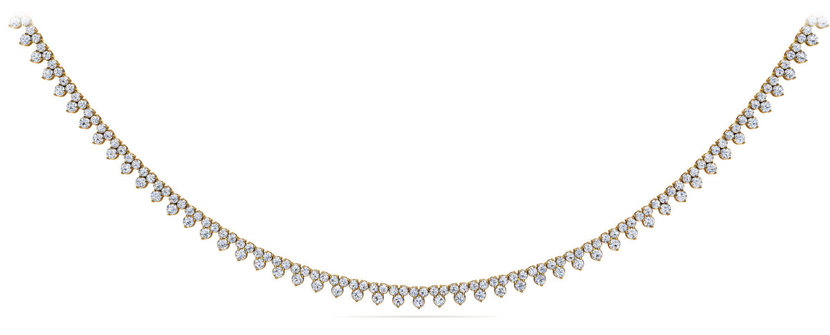 Ava Diamond Necklace - Yellow Gold