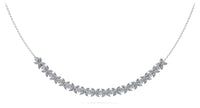 Mira Diamond Necklace - White Gold