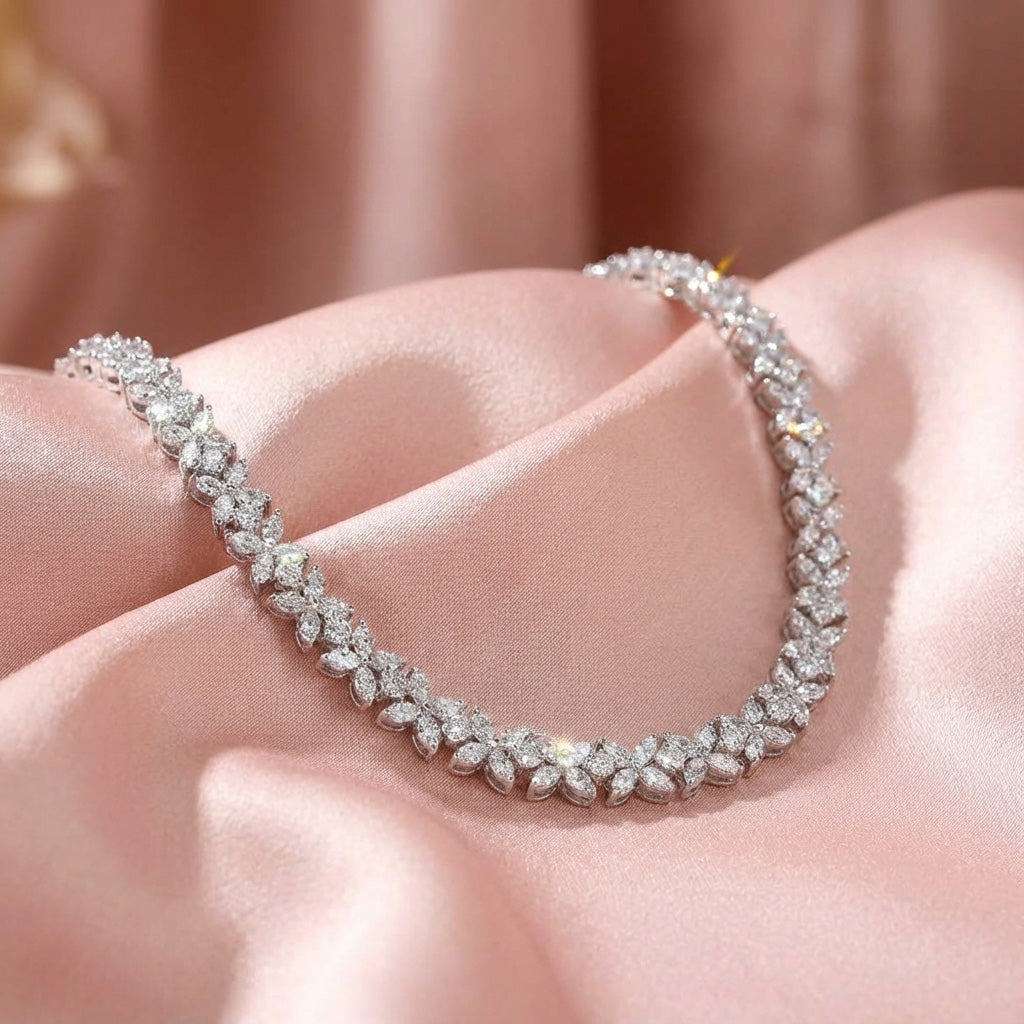 Nina Diamond Necklace - Lifestyle 2