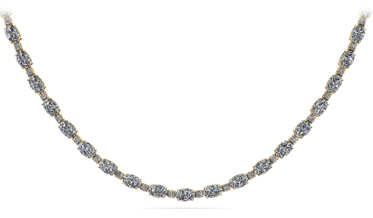 Nova Diamond Necklace - Yellow Gold