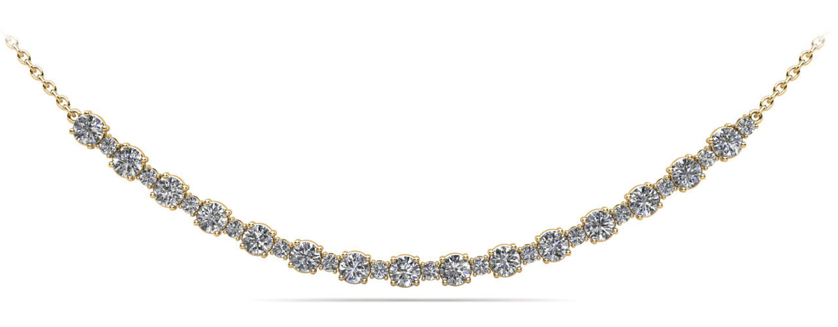 Kaia Diamond Necklace - Yellow Gold