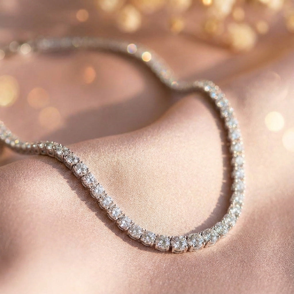 Vera Diamond Necklace - Lifestyle 1