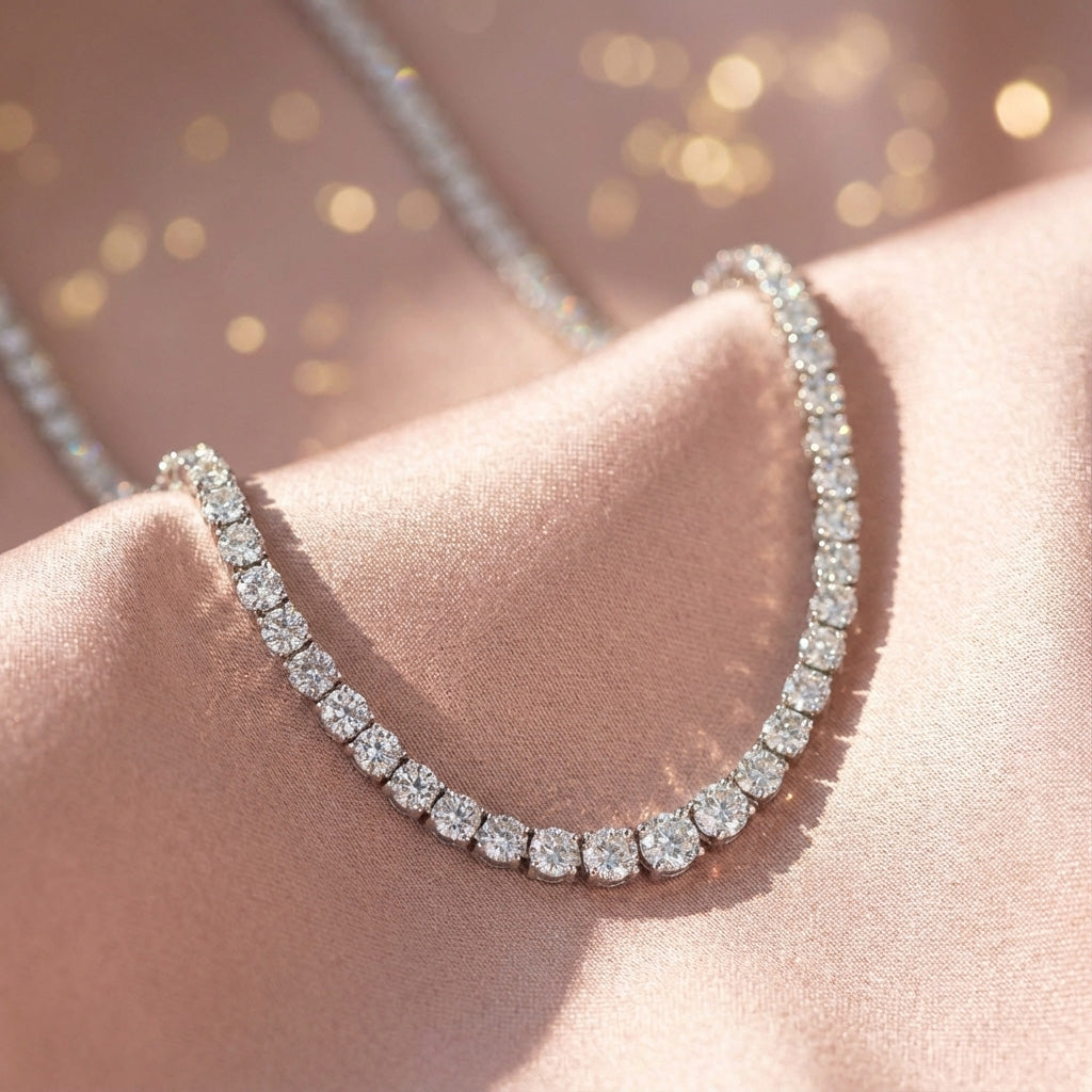 Vera Diamond Necklace - Lifestyle 2