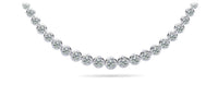 Luna Diamond Necklace - White Gold