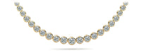 Luna Diamond Necklace - Yellow Gold
