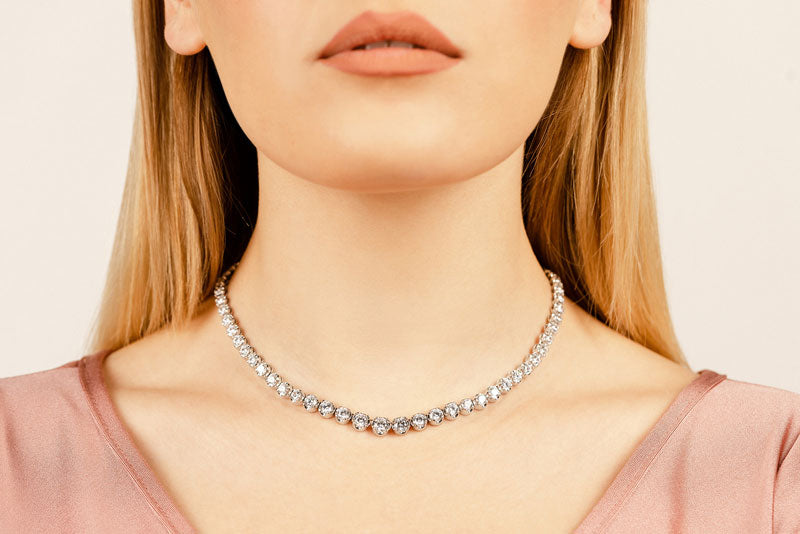 Vera Diamond Necklace - Lifestyle 3
