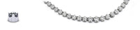Nina Diamond Necklace - White Gold