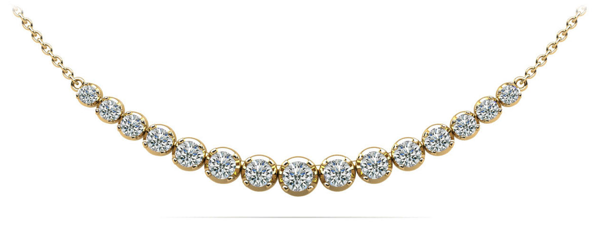 Vera Diamond Necklace - Yellow Gold