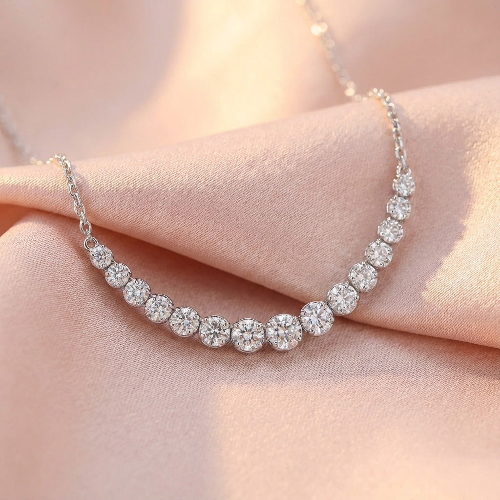 Vera Diamond Necklace - Lifestyle 1