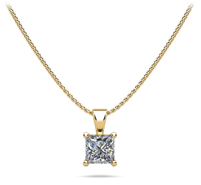 Rio Solitaire Pendant - Yellow Gold