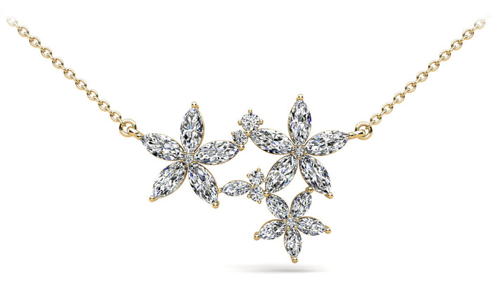 Hana Pendant - Yellow Gold