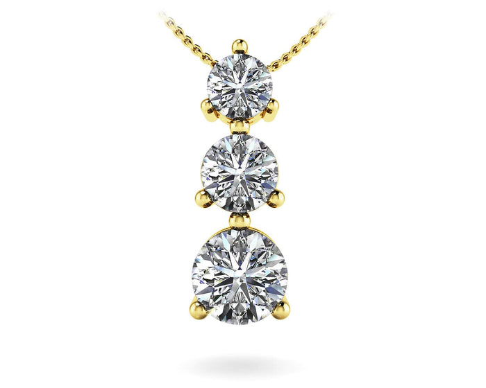 Poppy Pendant - Yellow Gold