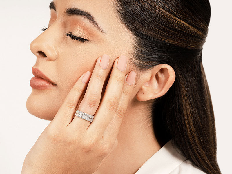 Luna Diamond Ring - Lifestyle 2