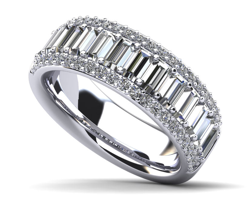 Luna Diamond Ring - White Gold